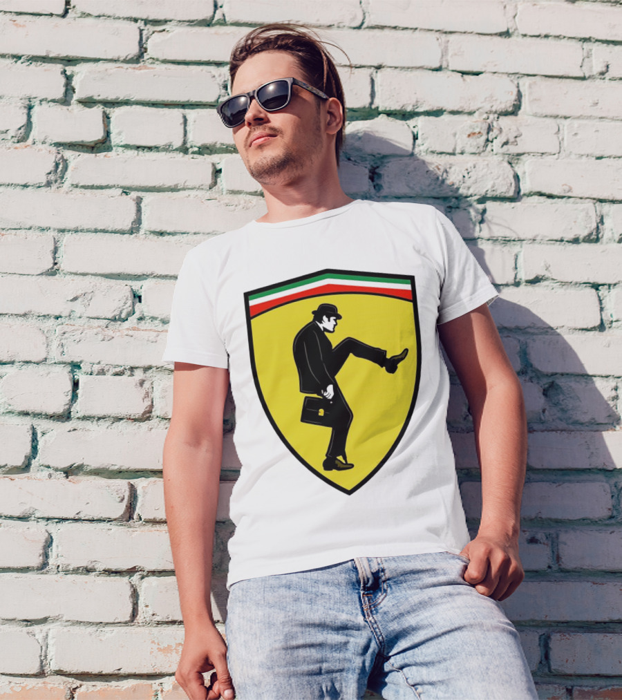 Ministry Of Silly Walks Monty Python Ferrari T-Shirt
