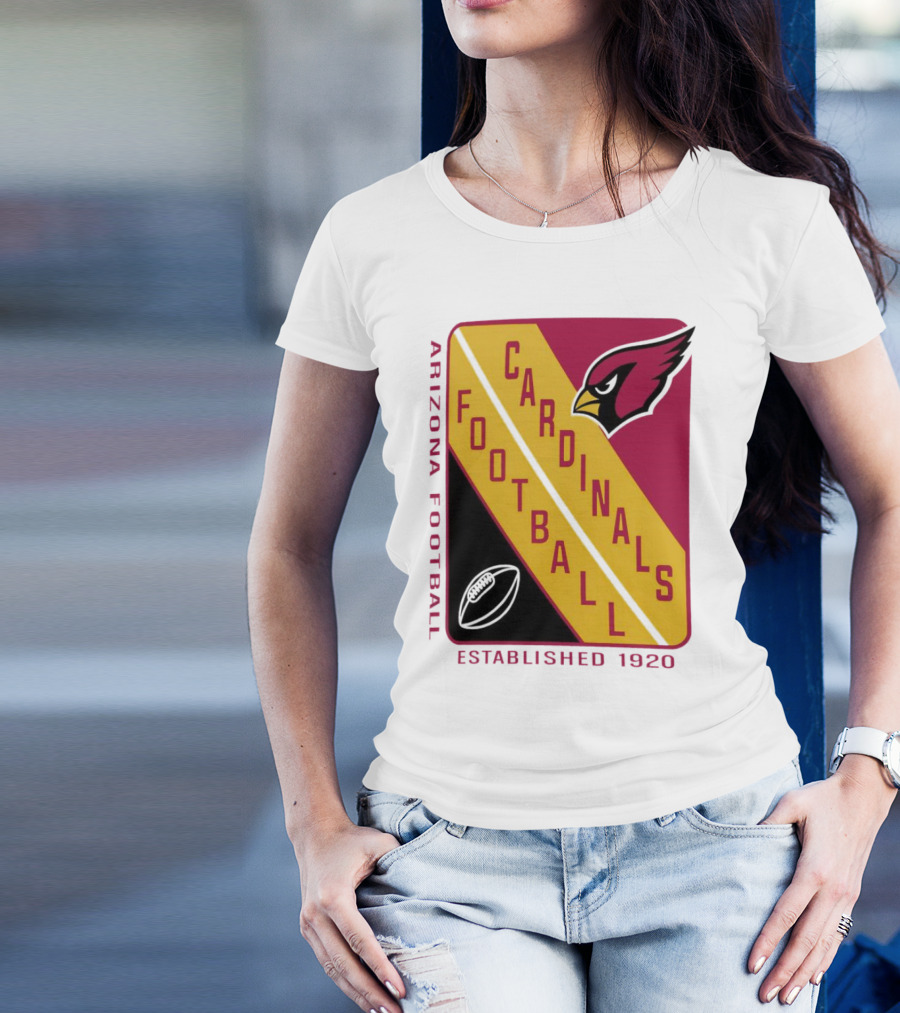 Arizona Cardinals Football Established 1920 Starter Shield T-Shirt