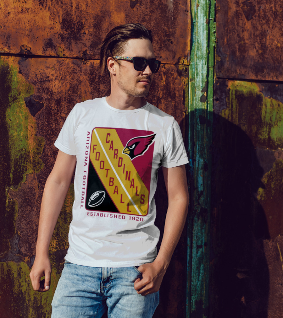 Arizona Cardinals Football Established 1920 Starter Shield T-Shirt