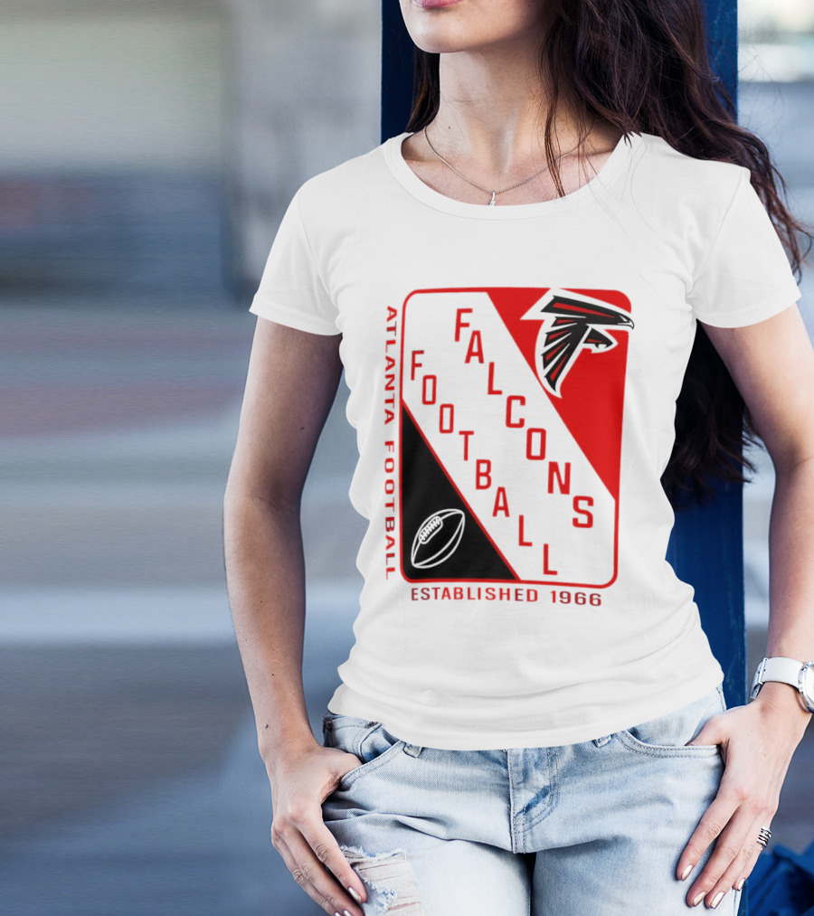 Atlanta Falcons Football Established 1966 Shield T-Shirt