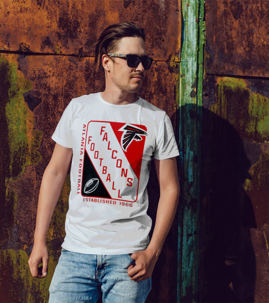 Atlanta Falcons Football Established 1966 Shield T-Shirt