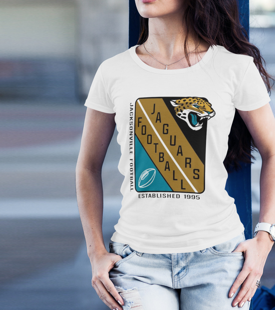Jacksonville Jaguars Football Established 1995 Jaguars Football T-Shirt
