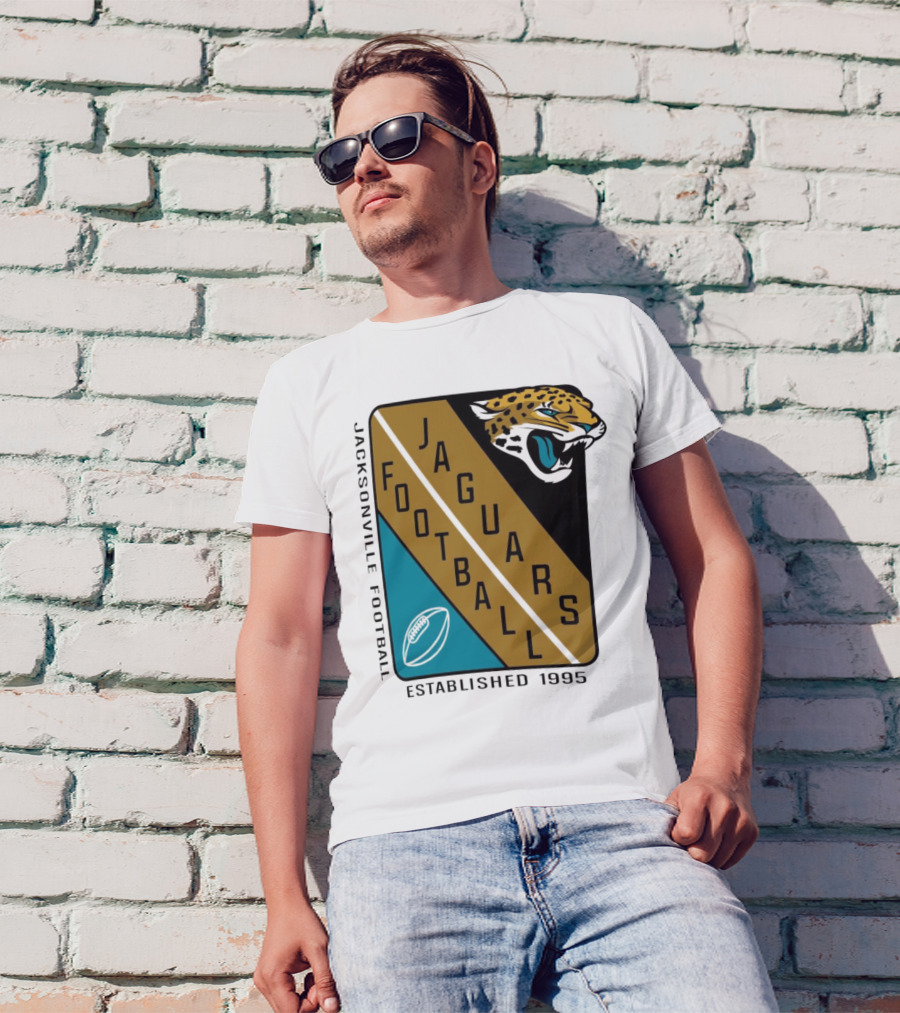 Jacksonville Jaguars Football Established 1995 Jaguars Football T-Shirt