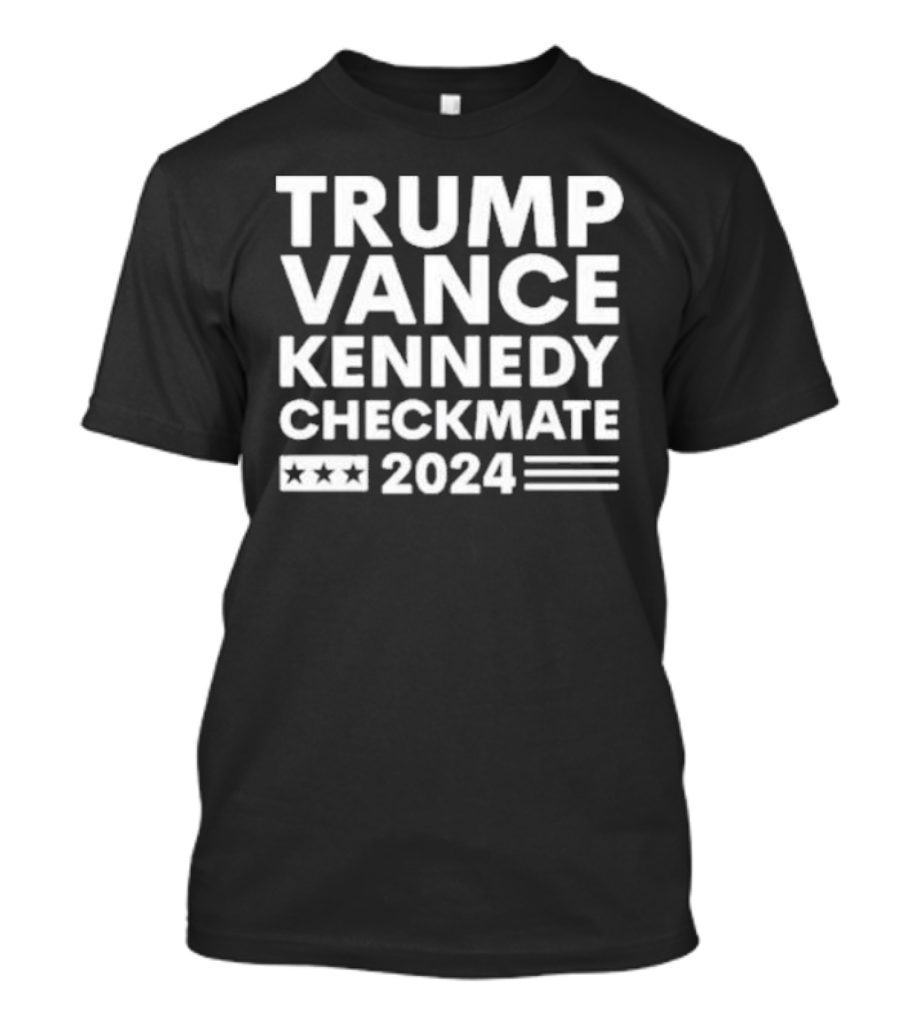 Trump Vance Kennedy Checkmate 2024 Stars Stripes T-Shirt