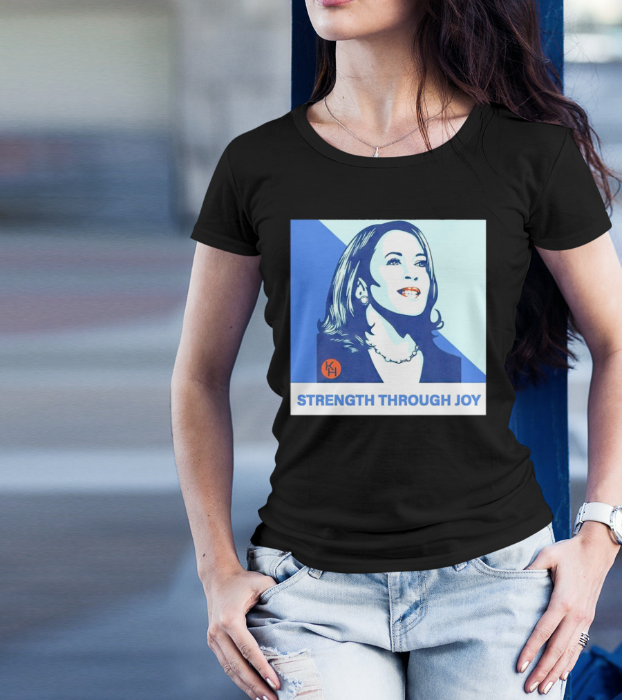 Kamala Harris KH Strength Through Joy T-Shirt