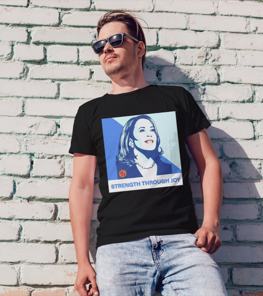 Kamala Harris KH Strength Through Joy T-Shirt