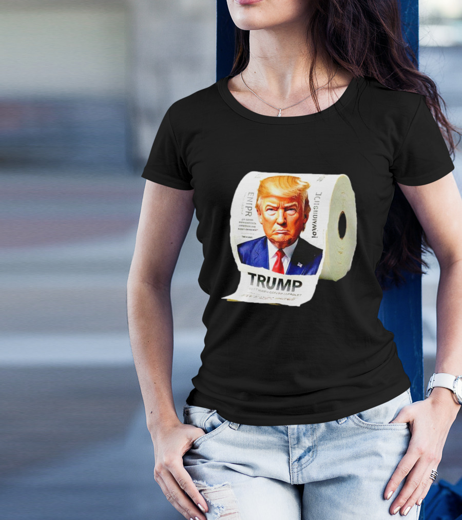Trump Toilet Paper Roll Novelty Item T-Shirt