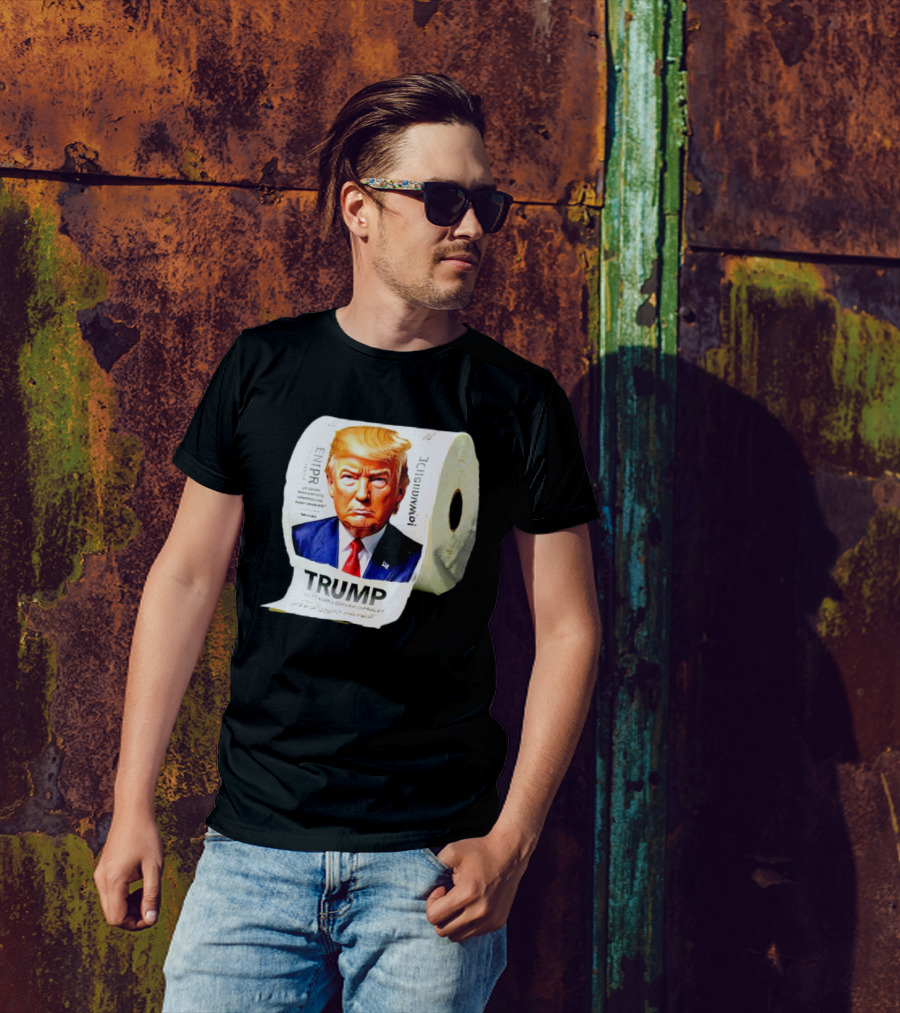 Trump Toilet Paper Roll Novelty Item T-Shirt