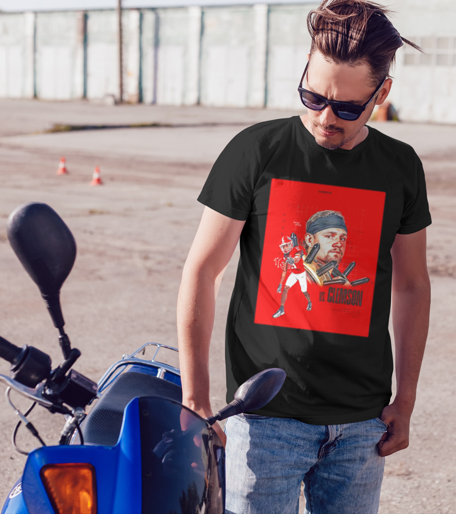 Arian Smith 11 Dan Jackson 17 Georgia Bulldogs Vs Clemson Tigers August 31 2024 Football Showdown T-Shirt