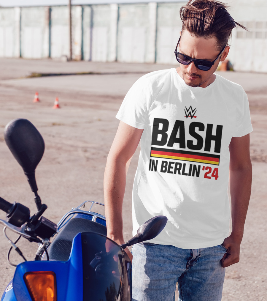 WWE Bash In Berlin '24 With German Flag Colors T-Shirt