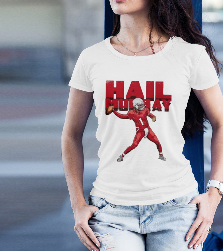 Arizona Cardinals Kyler Murray Hail Murray Football Play T-Shirt