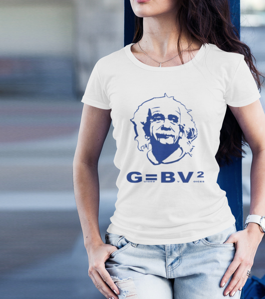 Guided By Voices Albert Einstein G=BV² Blue T-Shirt
