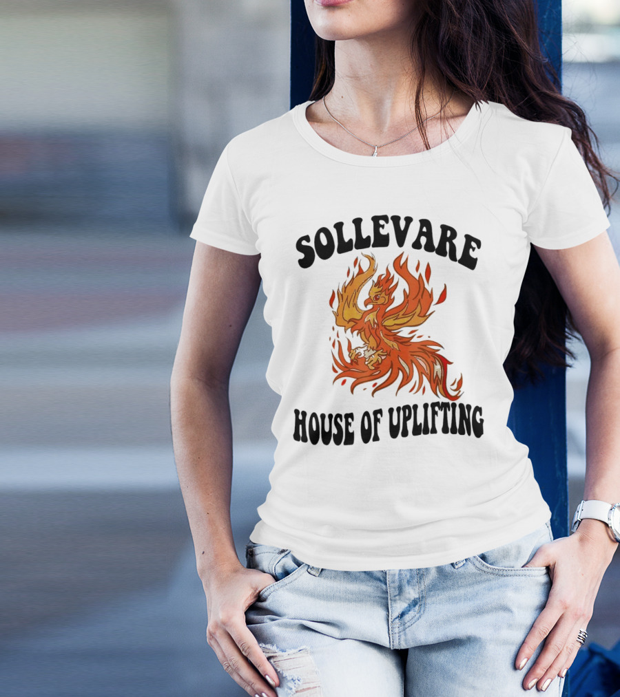 Sollevare House Of Uplifting Phoenix Flame T-Shirt