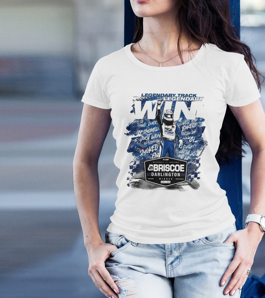 Legendary Track Legendary Win Briscoe Darlington Winner High Point Racing Victory Motorsports T-Shirt