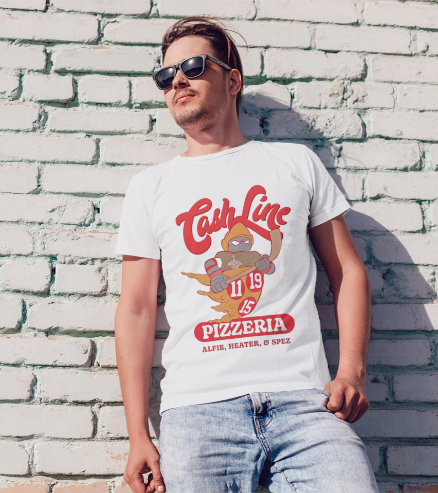 Cash Line Pizzeria Alfie Heater Spez Ottawa Senators T-Shirt