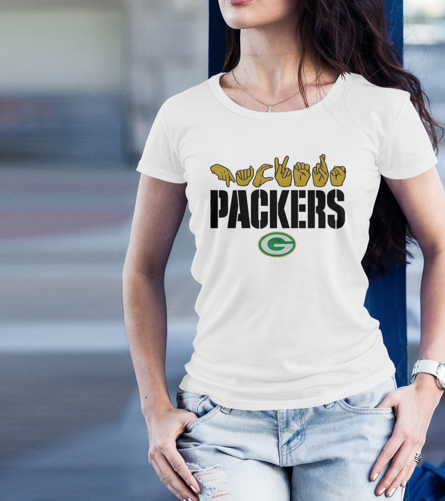 Love Sign Packers ASL Green Bay Packers T-Shirt