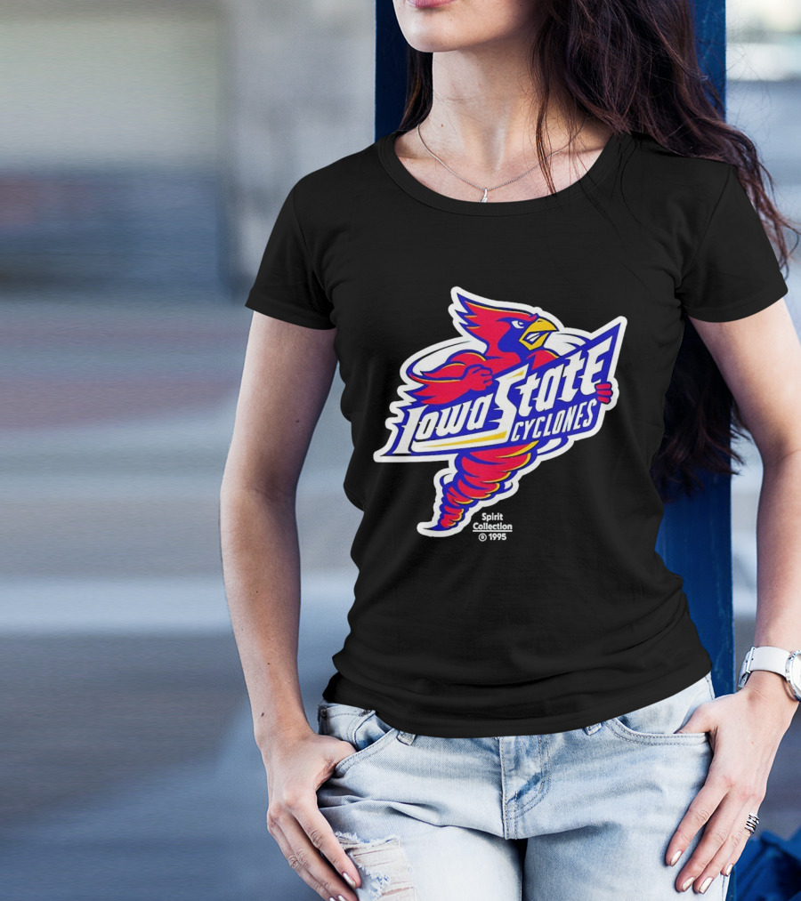 Tornado Cy Iowa State Cyclones Spirit Collection 1995 T-Shirt