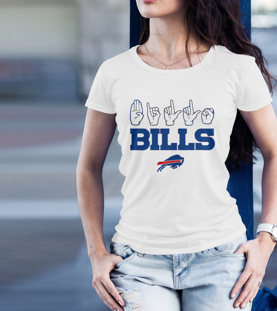 Love Bills ASL Buffalo Bills T-Shirt