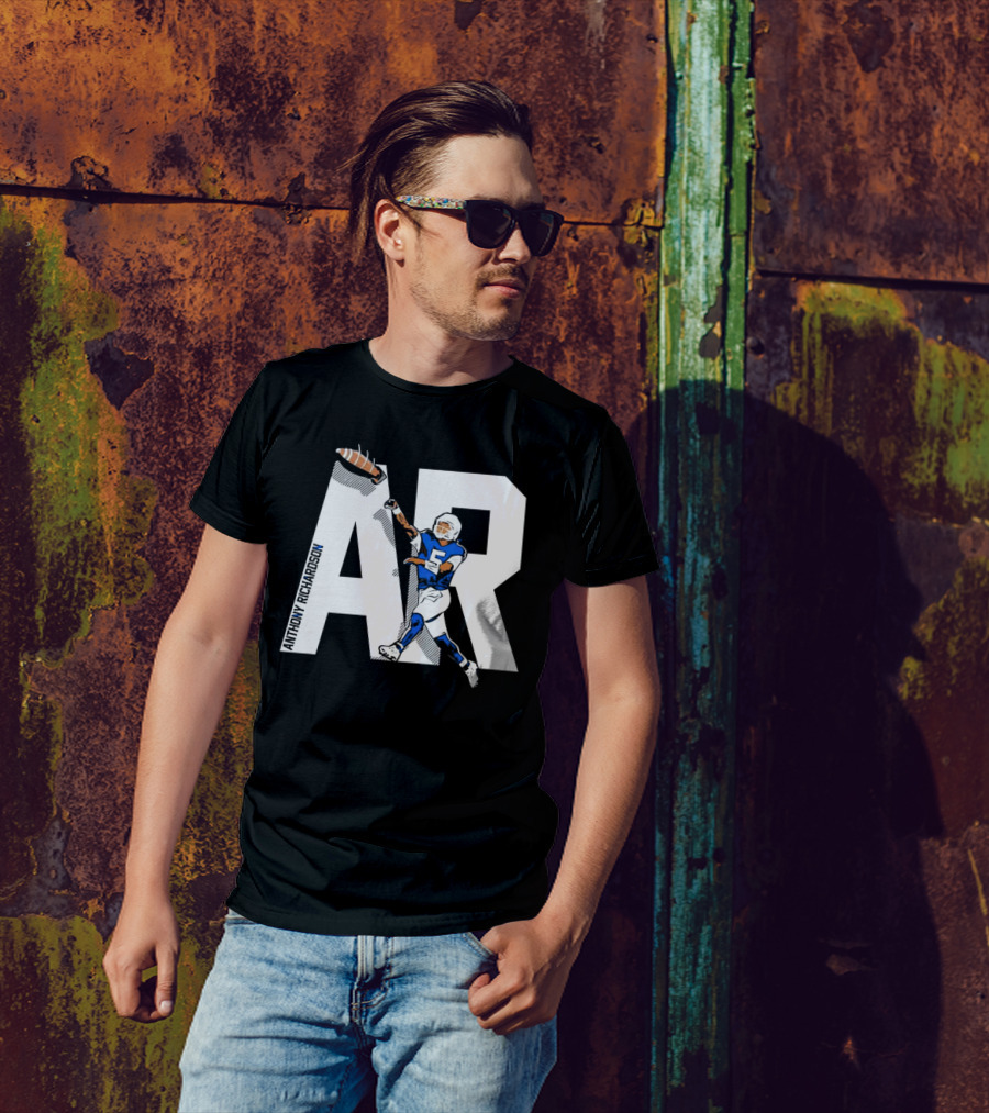 Anthony Richardson AR 5 Rocket Arm Football T-Shirt