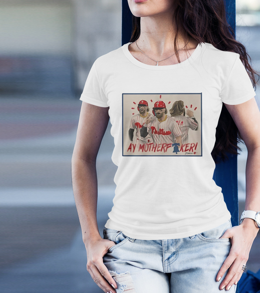 Bryce Harper Ay Motherf Ker Phillies Philadelphia T-Shirt