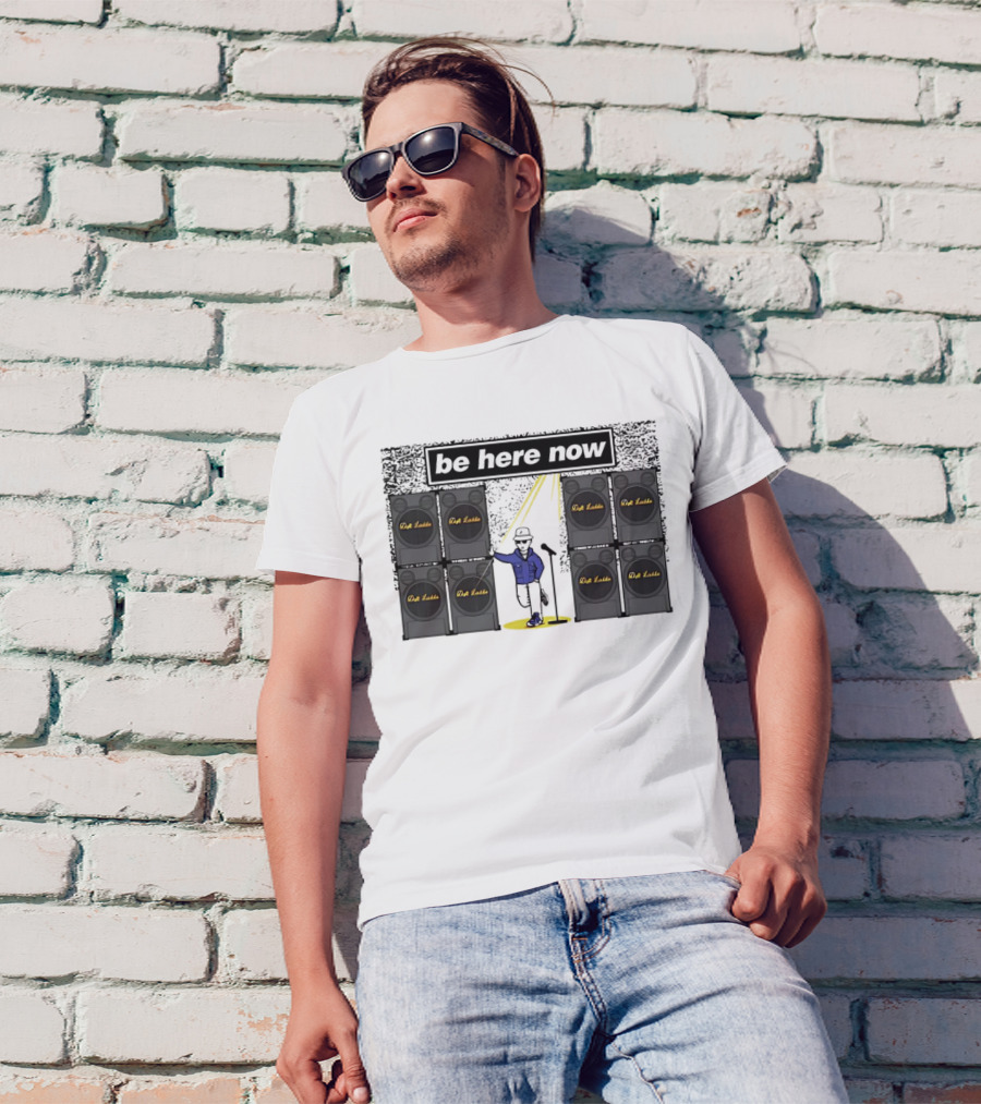 Be Here Now Dub Lodi Speaker Wall Band T-Shirt