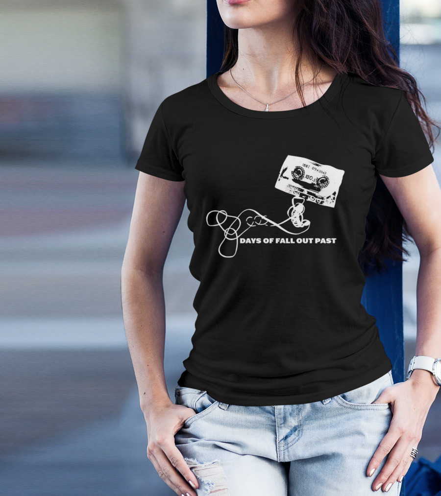 Days Of Fall Out Past Cassette Tape T-Shirt