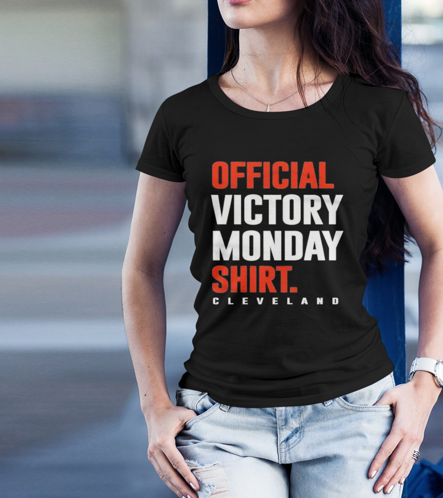 Cleveland Official Victory Monday T-Shirt