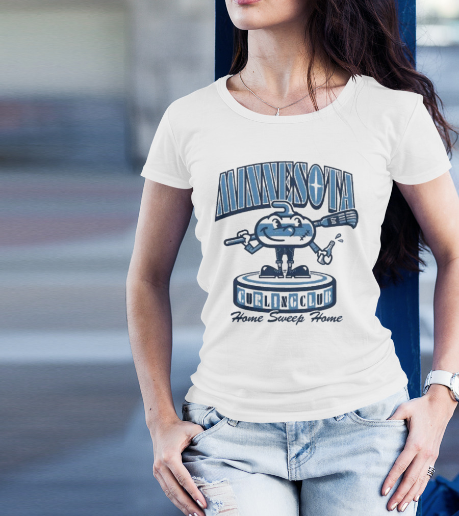 Minnesota Curling Club Home Sweep Home T-Shirt