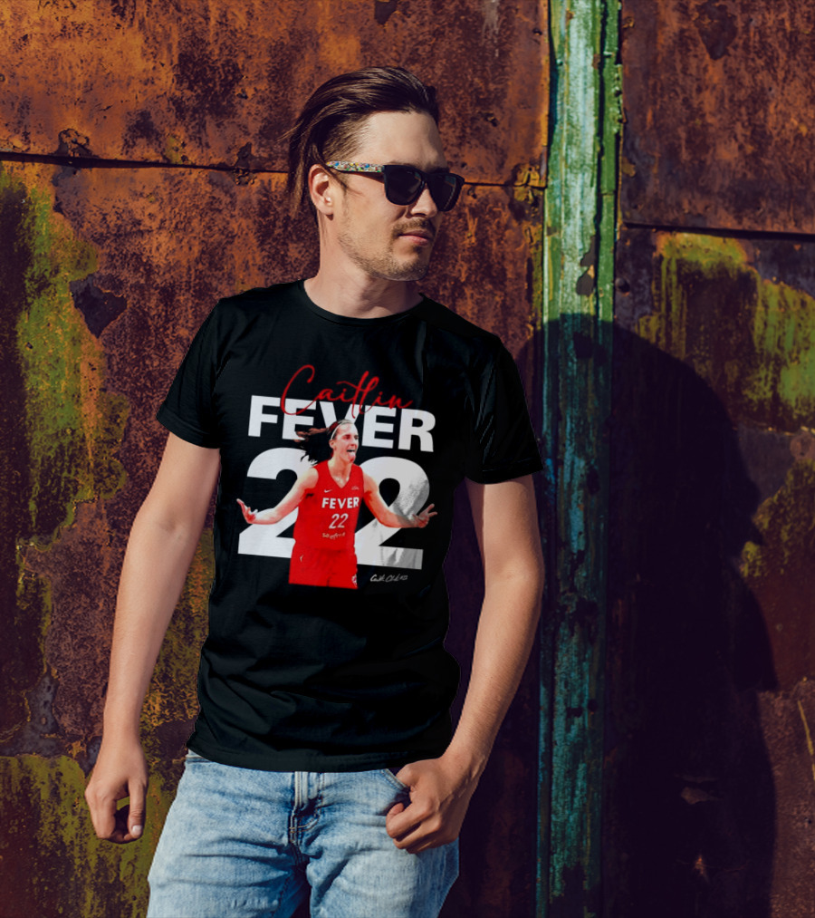 Caitlin Fever 22 Red Jersey SaeFere T-Shirt