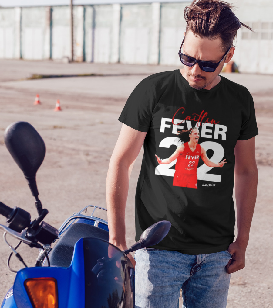 Caitlin Fever 22 Red Jersey SaeFere T-Shirt