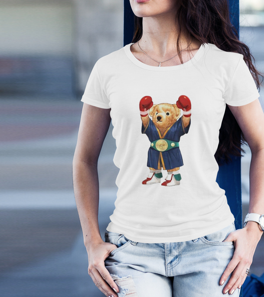 Canelo Bear Champion Boxing No Life Boxing Gloves Robe T-Shirt