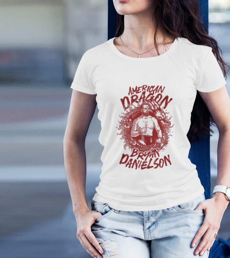 American Dragon Bryan Danielson Fiery Red Power T-Shirt