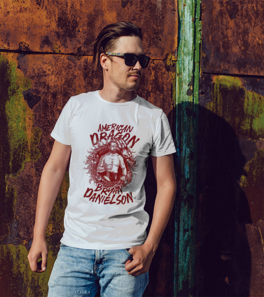 American Dragon Bryan Danielson Fiery Red Power T-Shirt
