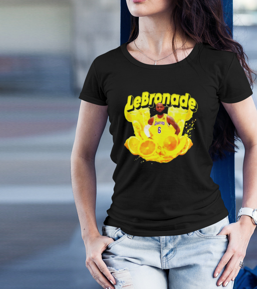 LeBronade LeBron James Los Angeles Lakers 6 Lemon Explosion T-Shirt