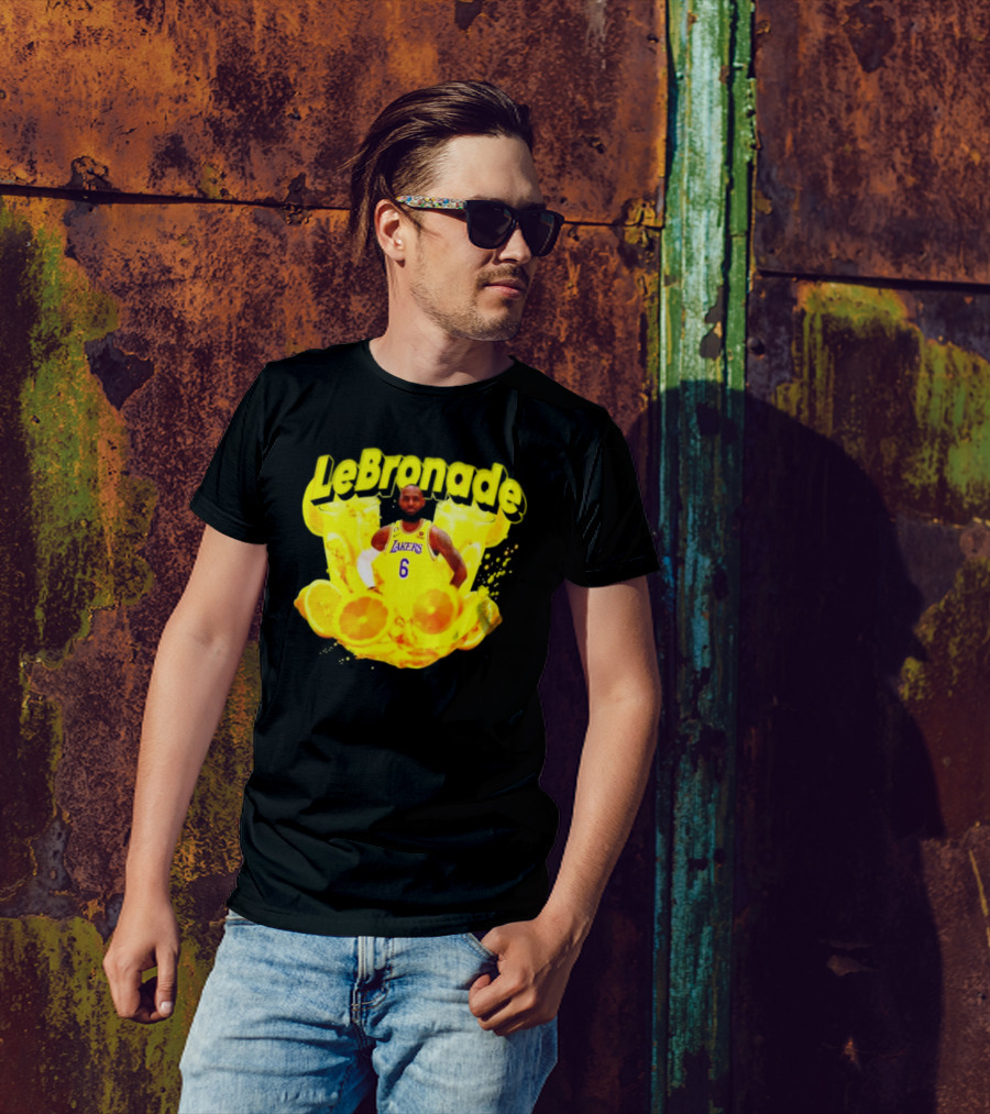 LeBronade LeBron James Los Angeles Lakers 6 Lemon Explosion T-Shirt