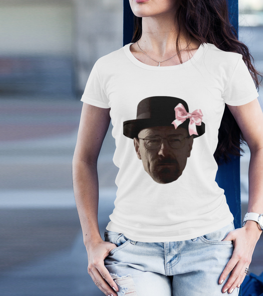 Pink Bow Walter White Heisenberg Breaking Bad T-Shirt