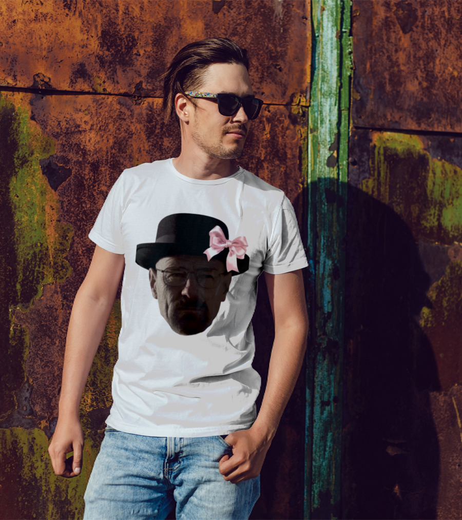 Pink Bow Walter White Heisenberg Breaking Bad T-Shirt