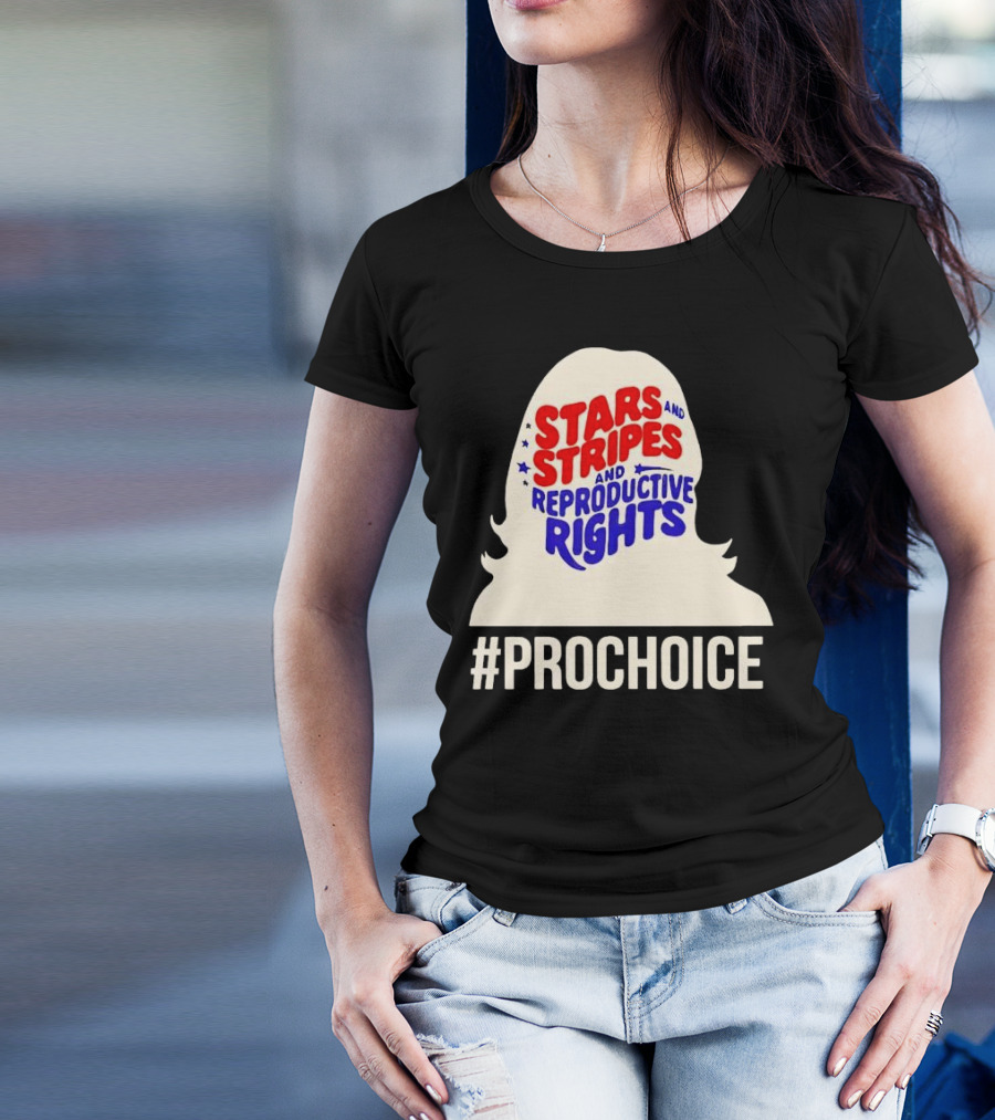 Stars And Stripes And Reproductive Rights #ProChoice T-Shirt
