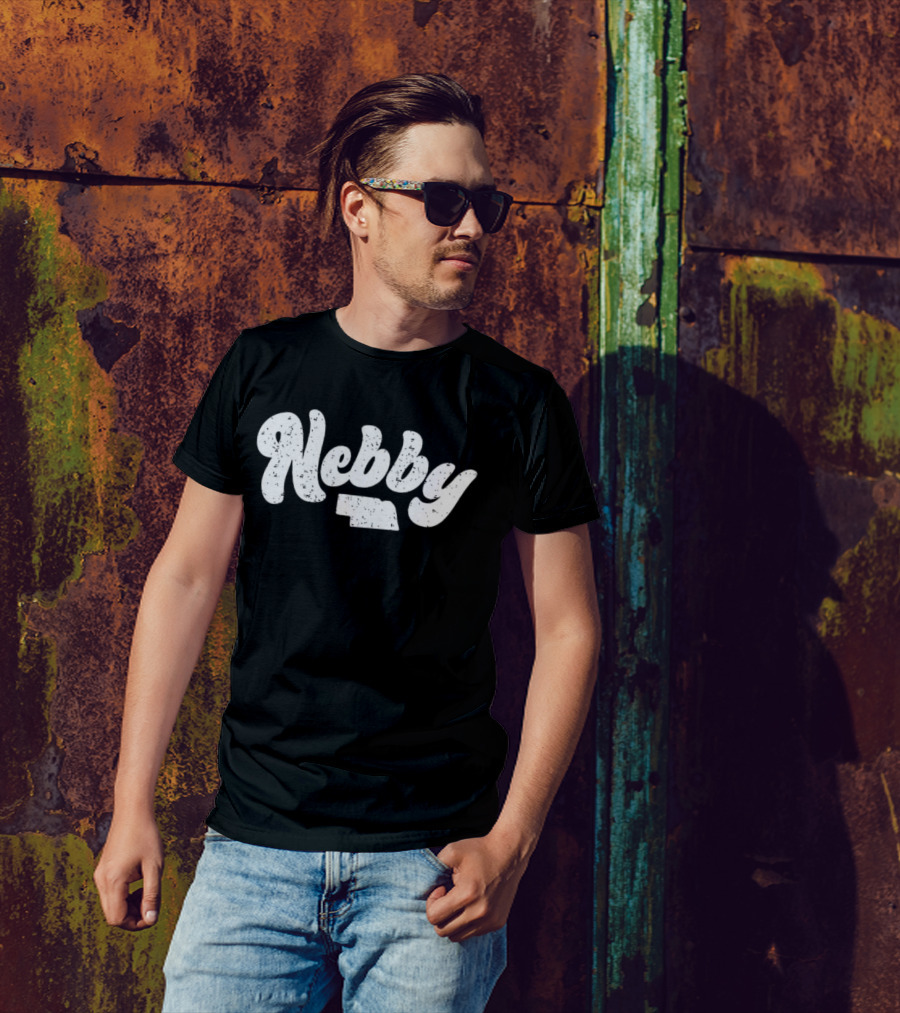 Nebby Nebraska State T-Shirt
