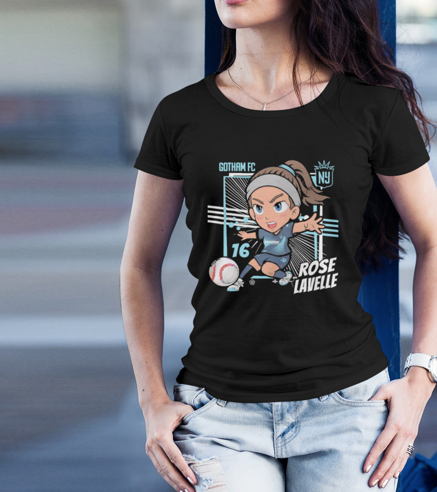 Gotham FC NY Rose Lavelle Chibi 16 T-Shirt
