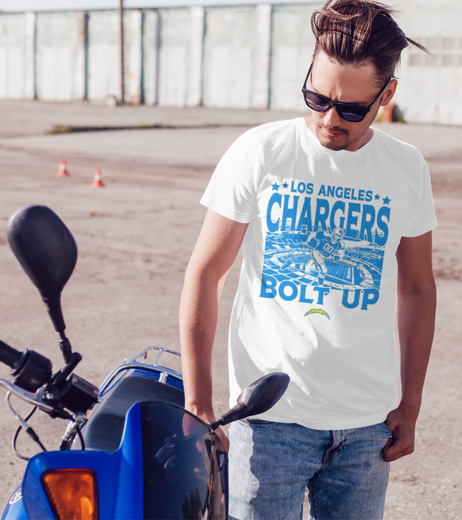 Los Angeles Chargers Bolt Up Gameday Football Stadium T-Shirt