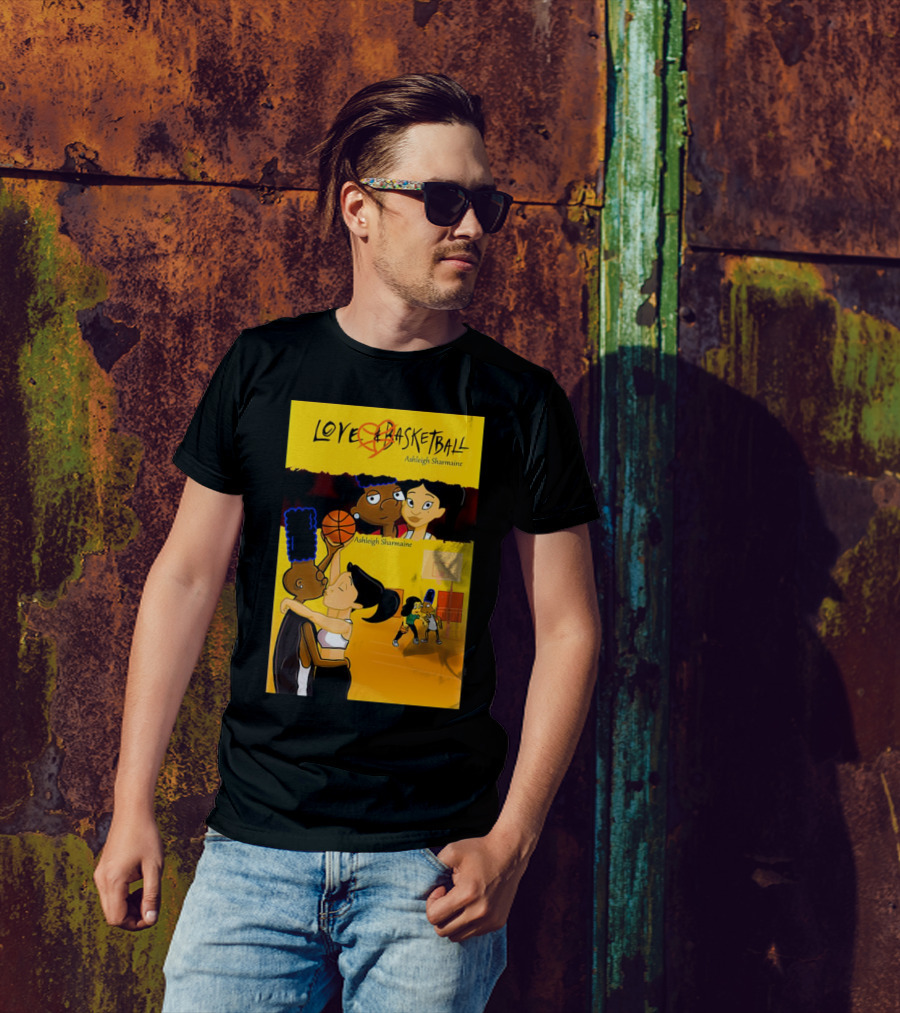 Love And Basketball Ashleigh Sharmaine Animated Romance Sports T-Shirt