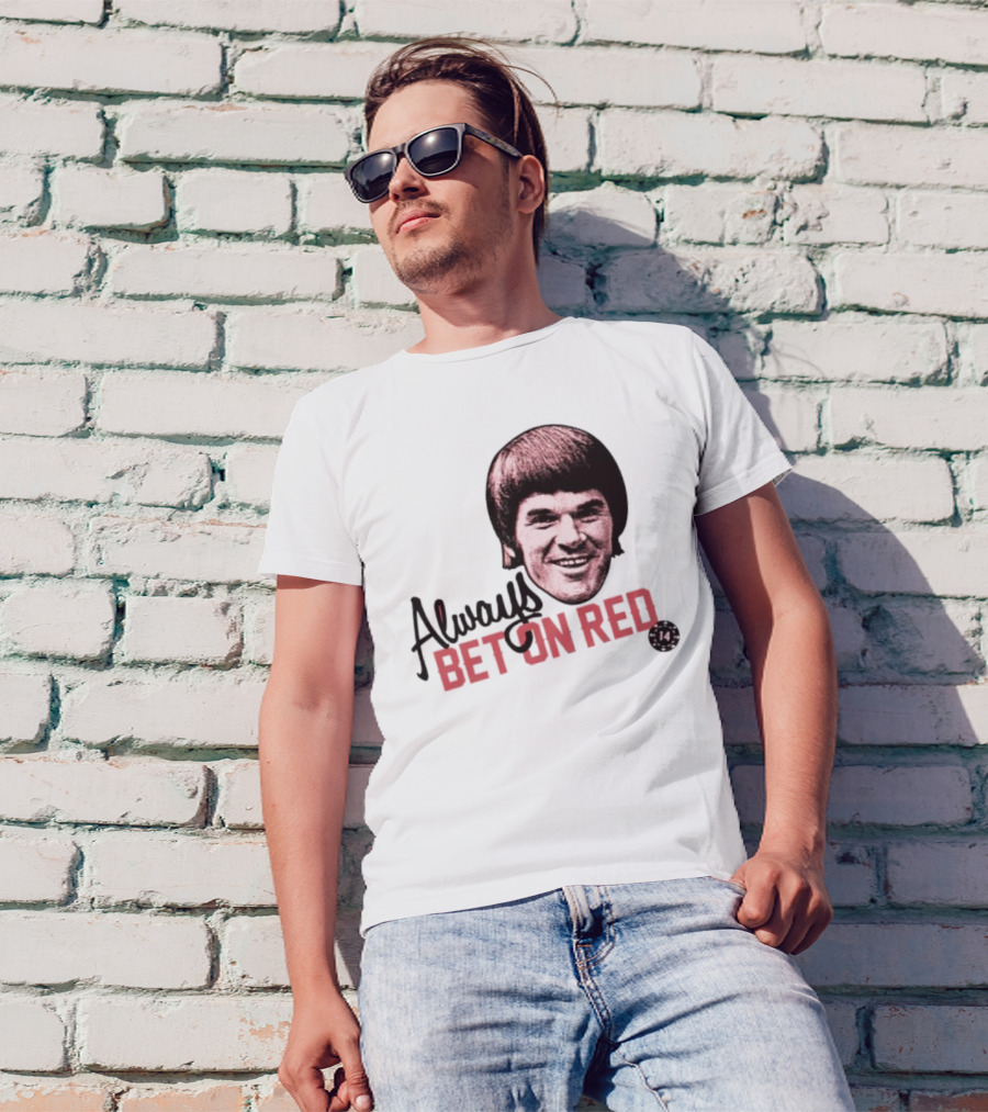 Always Bet On Red Pete Rose 14 T-Shirt