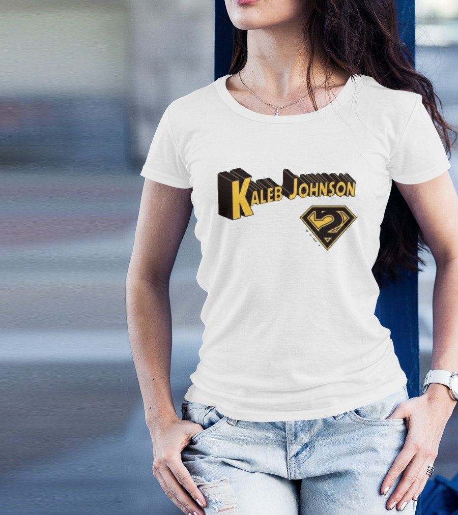 Kaleb Johnson Superman Style Logo Retro T-Shirt