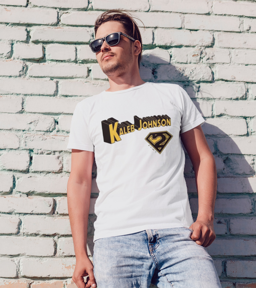 Kaleb Johnson Superman Style Logo Retro T-Shirt