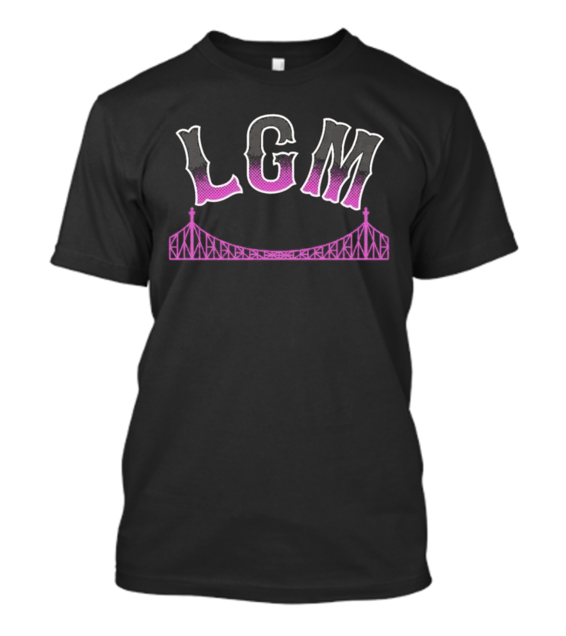 LGM Bridge New York Mets City Grimace T-Shirt