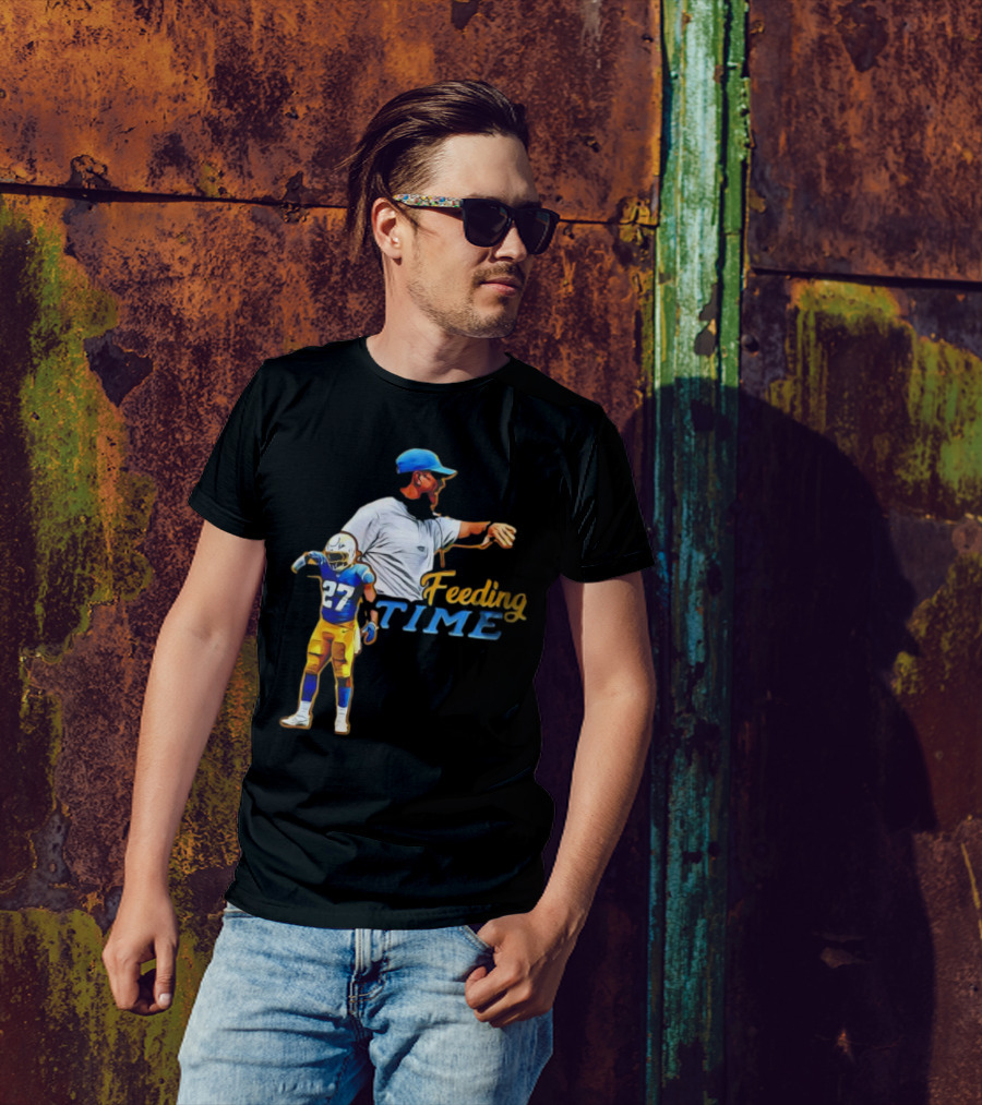 Feeding Time 27 Football Player T-Shirt