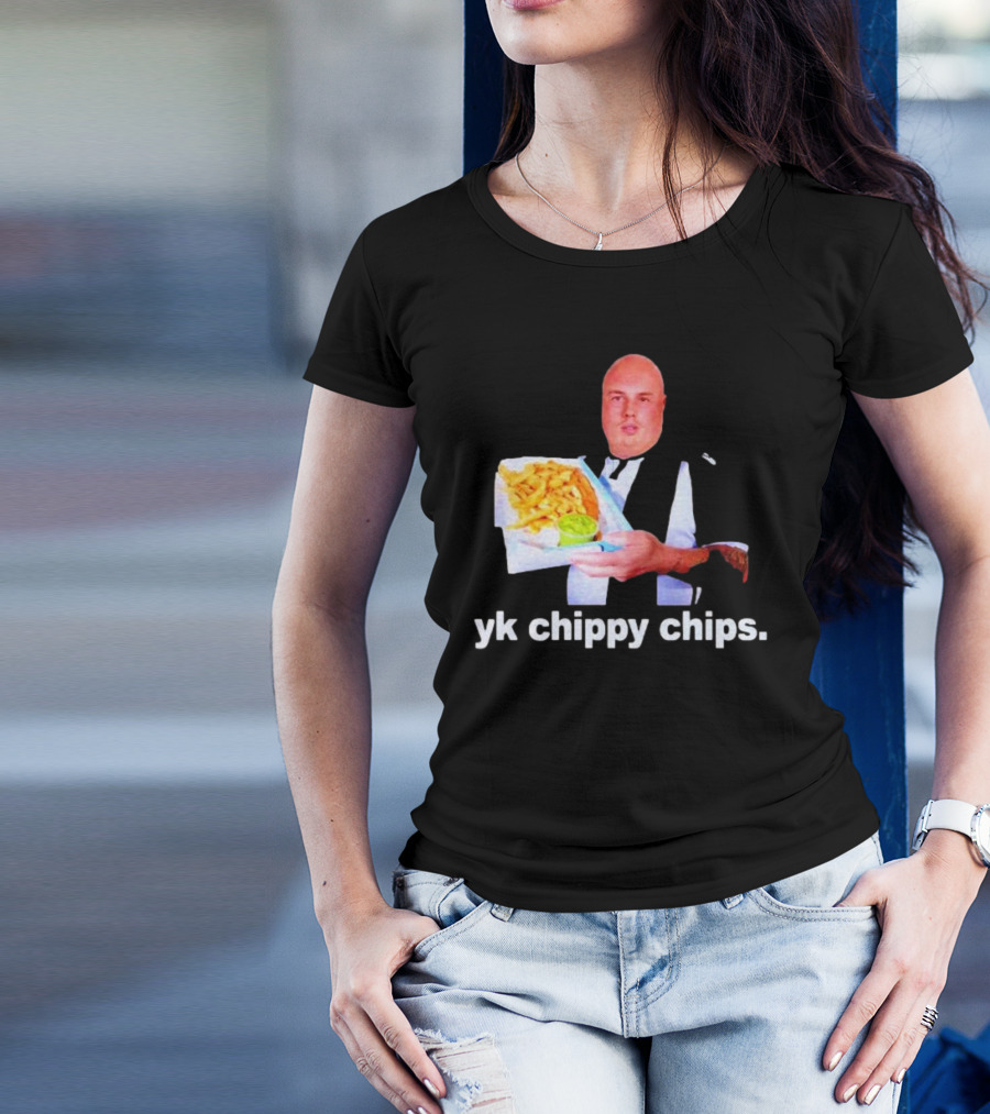 Cole Palmer YK Chippy Chips Dude Holding Fries T-Shirt