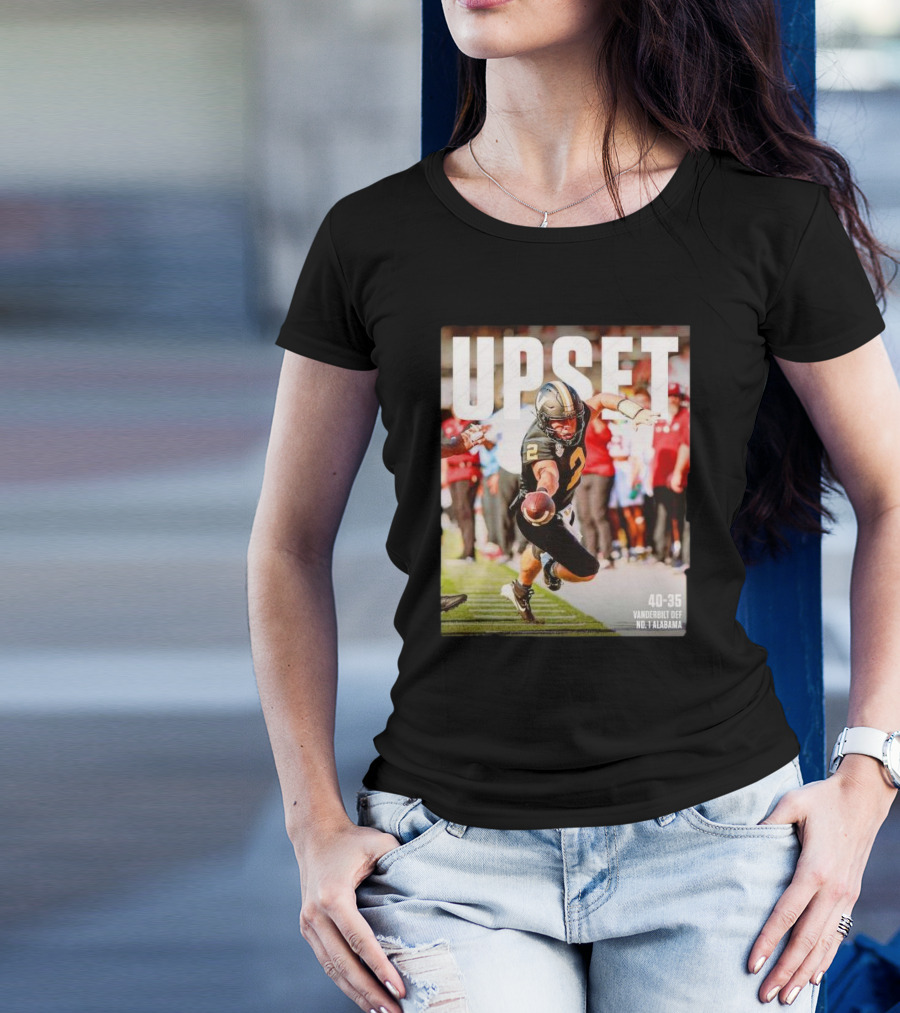 Upset 40-35 Vanderbilt Def No 1 Alabama T-Shirt