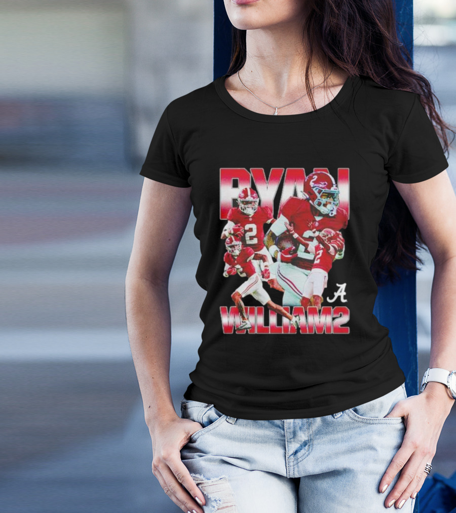 Ryan Williams Alabama Crimson Tide Football Collage T-Shirt